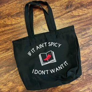 Tote bag for spicy book lovers!